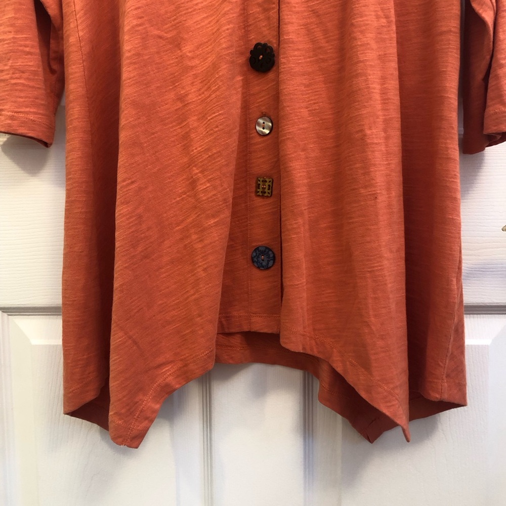 Soft Surroundings Mixed Button Danielle Tunic - Picture 9 of 13